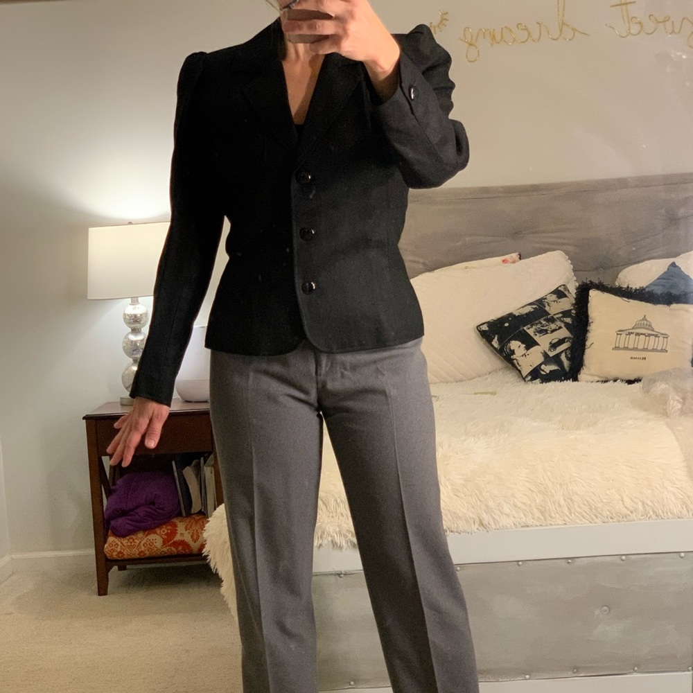 Vintage Yves Saint Laurent feminine blazer.